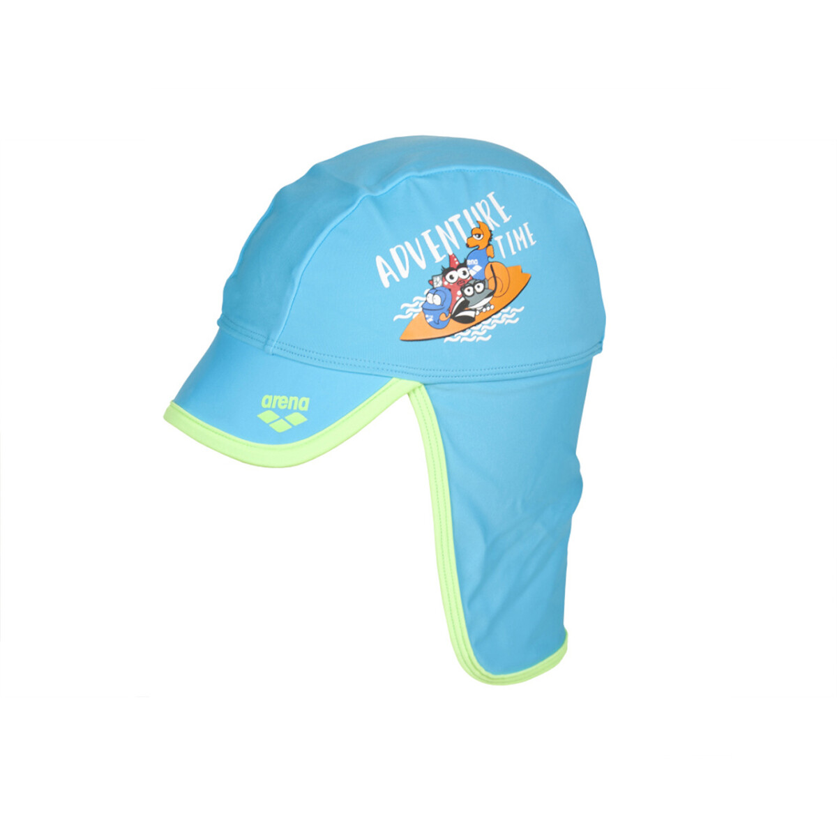 Gorra Protección UV Deportiva De Natación Para Niños Arena AWT Kids Cap - Celeste 