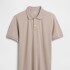 V-STRETCH PIQUE POLO - SOLID MEDIUM COOL BROWN
