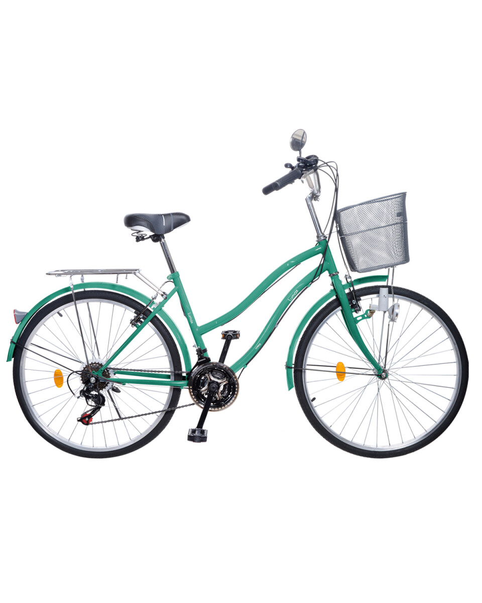 Bicicleta Vintage Rodado 26 y 21 cambios - Verde 
