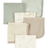 SET BABITAS X6 TOWEL TERRY CARTERS verde beige
