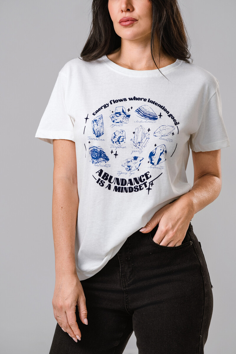 REMERA KENDRA ESTAMPADO AZUL