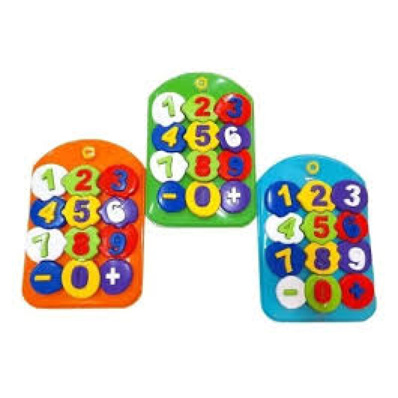 Juguete Didáctico Puzzle Encastrable De Números Calesita Juguete Didáctico Puzzle Encastrable De Números Calesita