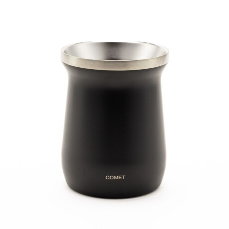 Mate Comet Amalfi 160 ml Acero Inoxidable Negro metal