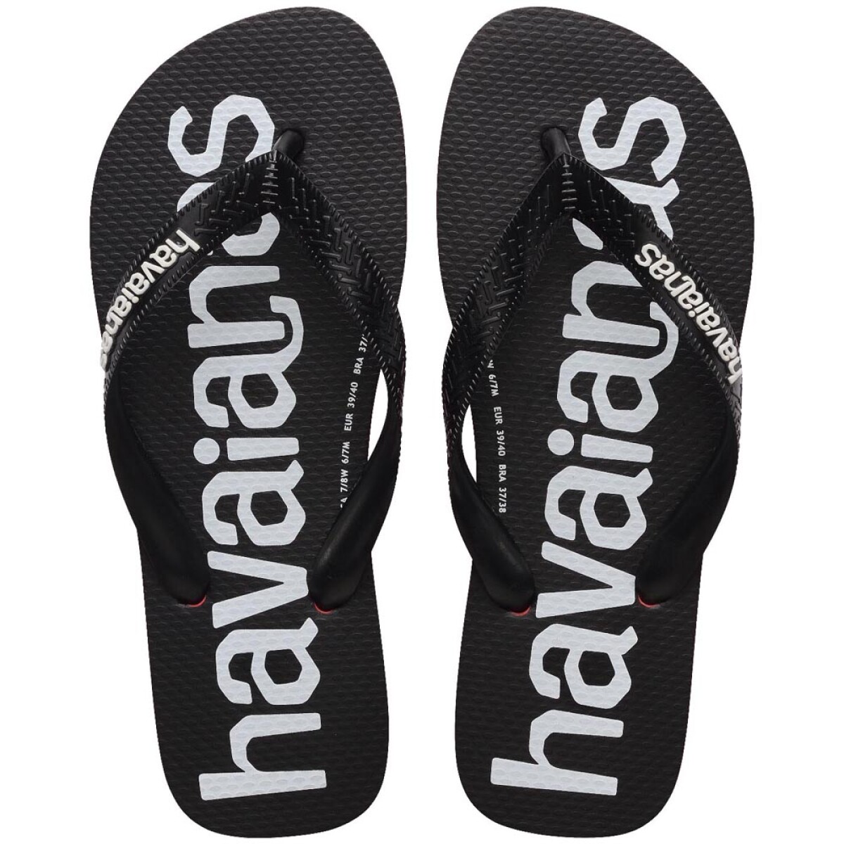 Sandalias Havaianas Top Logomania 2 Hombre - Rojo Hibisco 