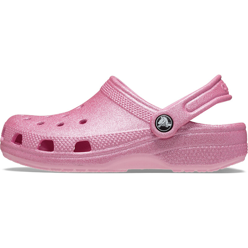 Classic Clog Glitter Rosa