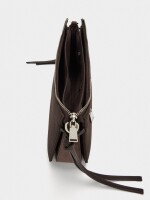 Bolso Bandolera Con Tiras Laterales marron