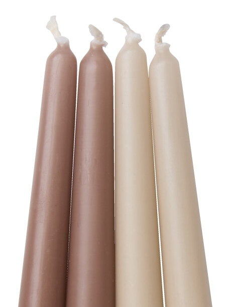 Vela HEINO marrón A25cm 4u/pack Vela HEINO marrón A25cm 4u/pack