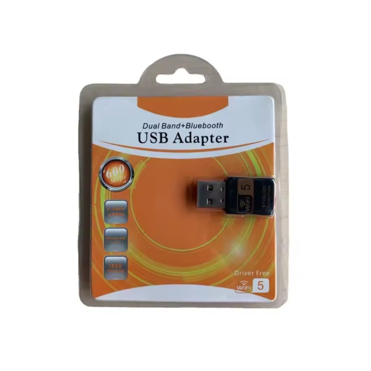 ADAPTADOR WIFI TARJETA DE RED INALAMBRICA DOBLE BANDA USB 5G 