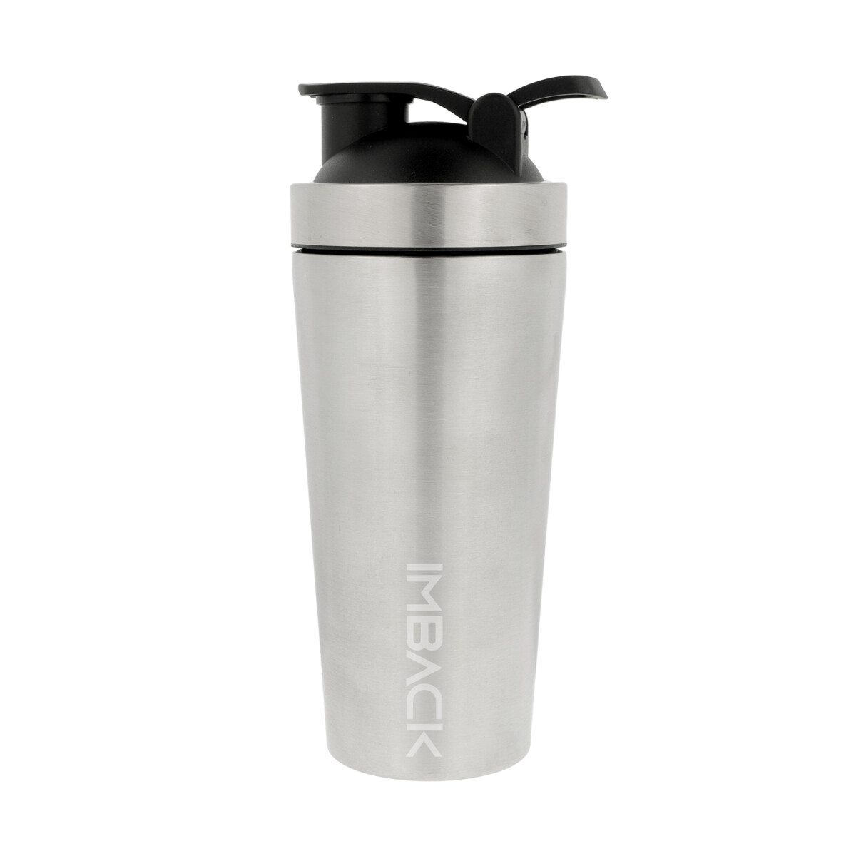 Vaso Termico Proteina Mezclador 650ml Shaker Acero Inoxidable Ss304 Batidos Con Tapa Imback Color Plateado 