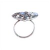 Anillo Corazón-Plata 925-Piedra Zirconia Varias-AN3242 conpiedra