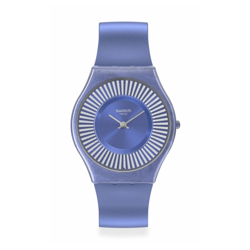 Reloj Swatch SS08N110 Metro Deco de silicona Azul