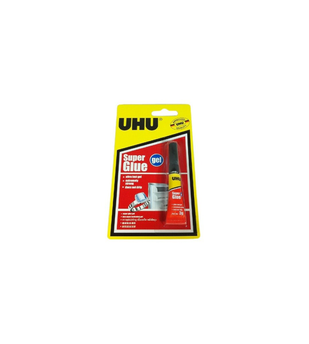 Pegamento Instantáneo UHU Super Glue 3 ml