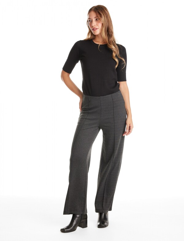 Pantalon Wide Leg Gales GRIS/MULTI