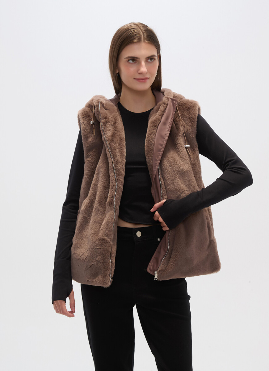 Chaleco Chery - Taupe / Mink / Vison 