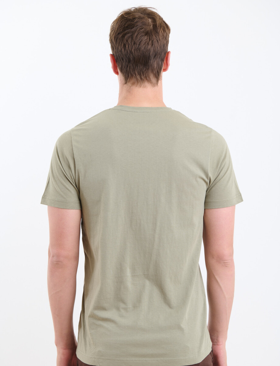 520658 T-SHIRT HARRINGTON LABEL Verde