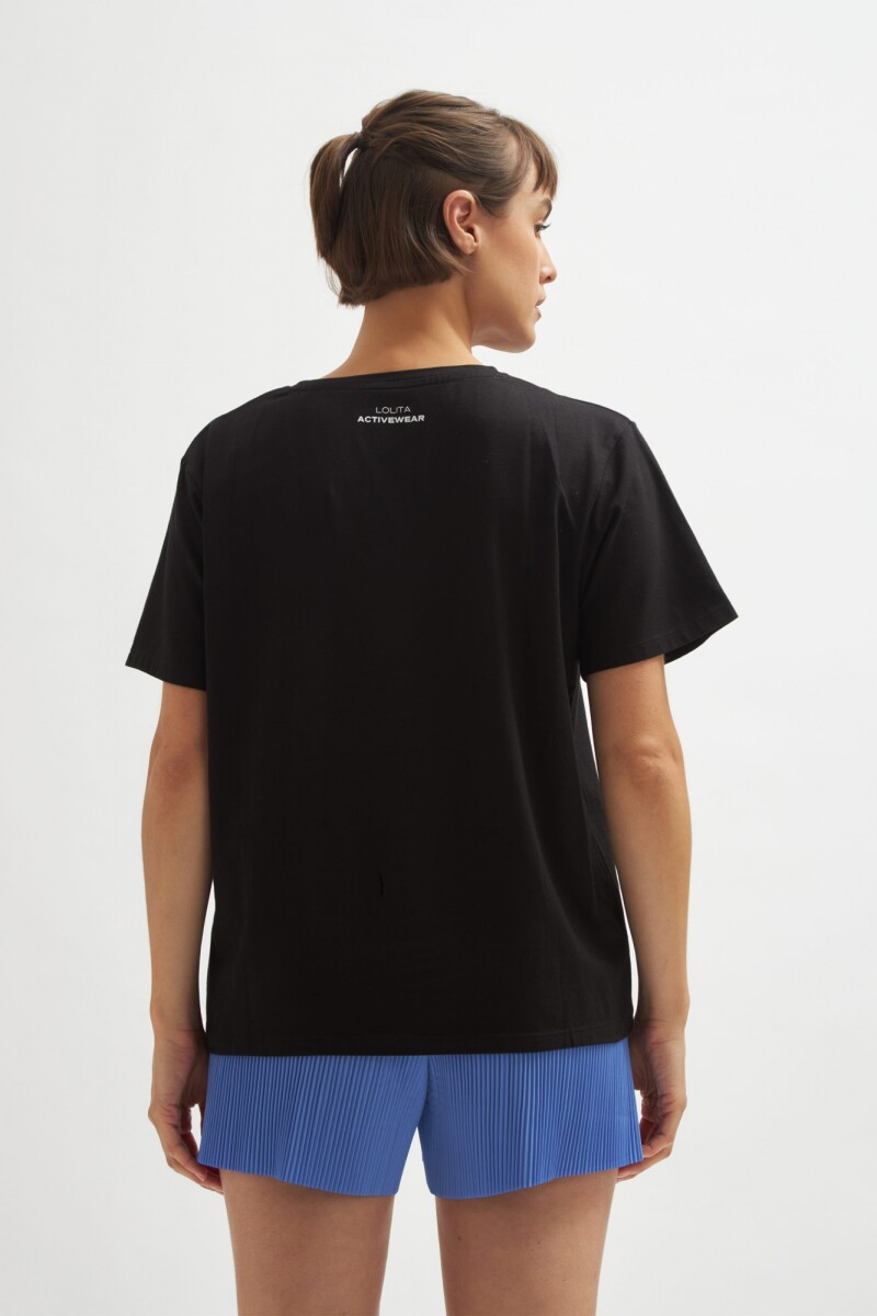 Remera deportiva negro