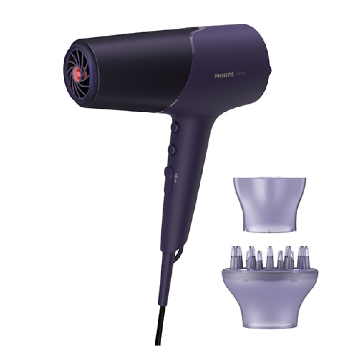 SECADOR PHILIPS BHD 514 -2300W- Boton Cool shot -6 Vel. - Sin color 