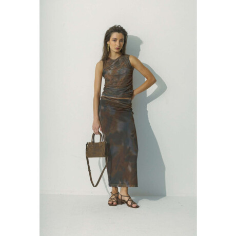 Falda Mesh Print 2
