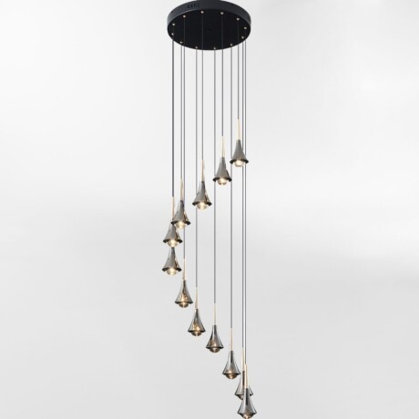 LUMINARIA DE TECHO THE RAIN Negro - UNICO