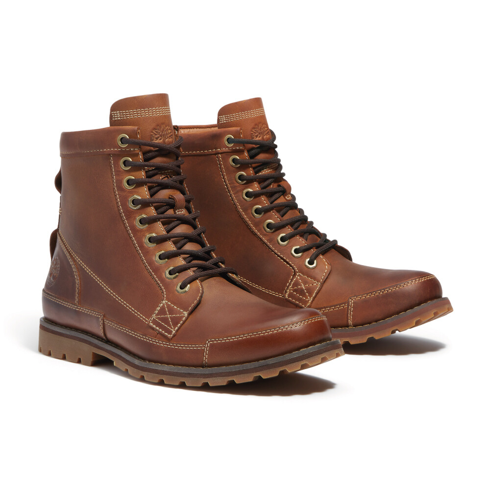 Botas Mid Lace Up Hombre Brown