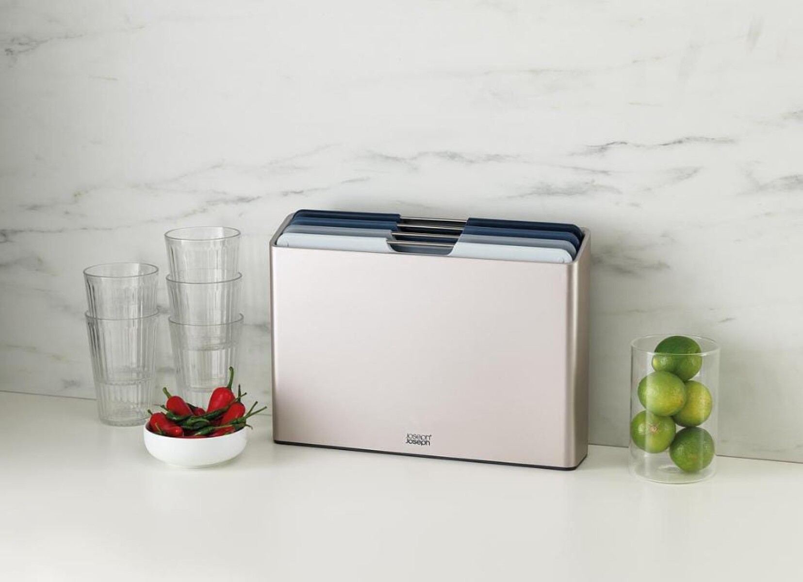 Set de 4 tablas Folio L con soporte (azul) 