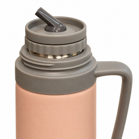 Set Termo 750Ml Manija Fija + Mate 160Ml Ac Inox Comet Rosa