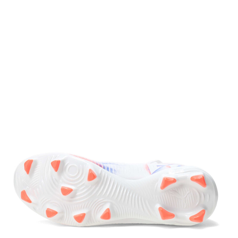 Championes Puma Futbol 11 Future 8 Play FG Masculino Blanco - Anaranjado - Azul