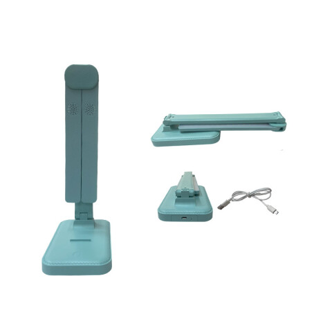 Lámpara LED verde luz regulable cálida y fría carga USB Lámpara Led Verde Luz Regulable Cálida Y Fría Carga Usb