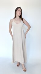 Vestido Yuki Beige