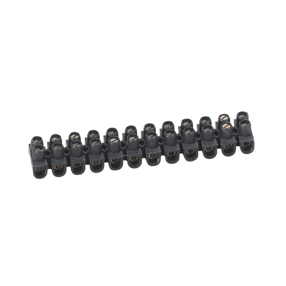 Bornera flexible 12 bornes 10mm2, color negro - LF3244 