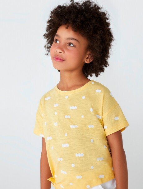 BLUSA INFANTIL ESTAMPADA AMARILLO