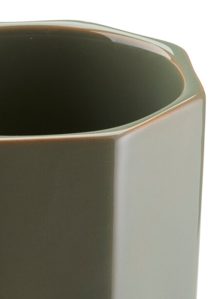 Maceta LUCAS Ø14xH16cm verde oscuro Maceta LUCAS Ø14xH16cm verde oscuro