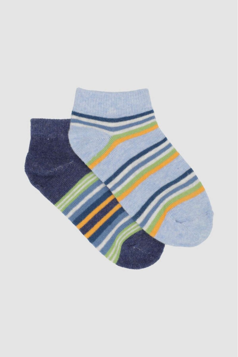 Pack x2 ciclista diseño niños - Blanco 