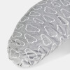 ALMOHADA GRIS C/DIS 52X40CM Unica