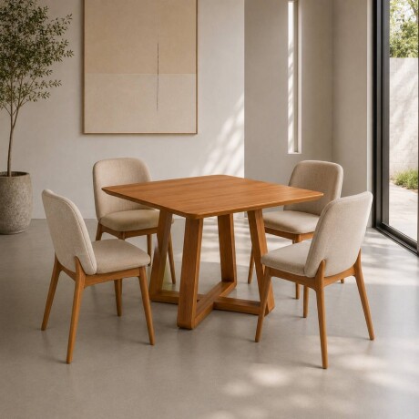 Mesa de Comedor Wood - 120 x90 Canela