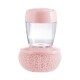 Esponja cocina con dispensador rosa