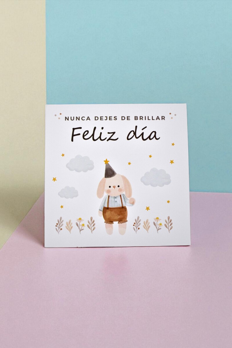Tarjeta feliz día 10x10 - DISEÑO 3 