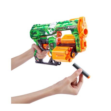 Escopeta de juguete lanzadora de dardos Zuru X-Shot Skins Dread con 12 dardos - Multicolor Multicolor