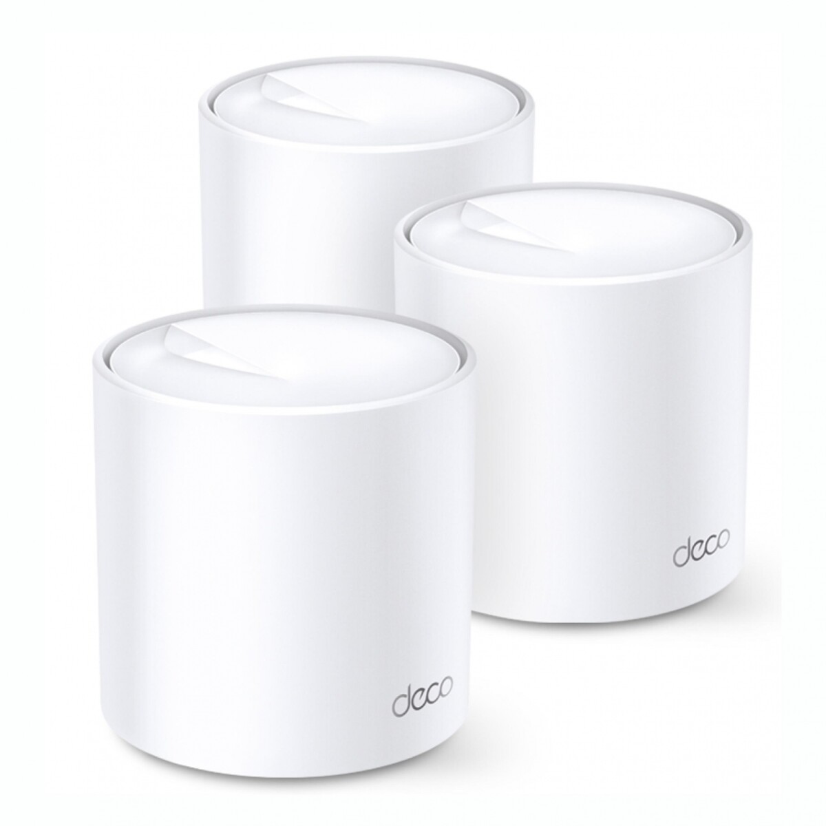 Router Repetidor De WiFi TP-LINK Deco X20 AX1800 220V WiFi 6 - Blanco Pack x 3 