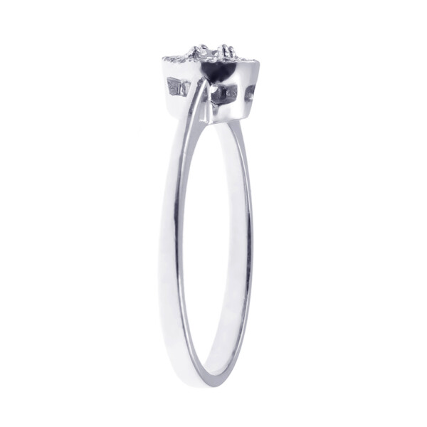 Anillo Alba en oro blanco 18k con brillantes Anillo Alba en oro blanco 18k con brillantes