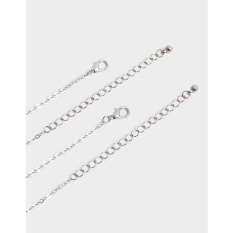 Collares Infantiles Con frutas Plateado