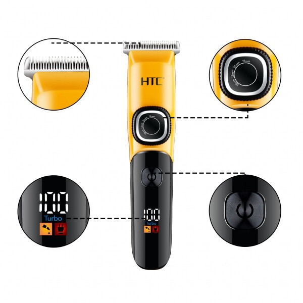 Corta Pelo Mascota Perro Inalambrico Esquiladora Profesional Variante Color Negro Naranja