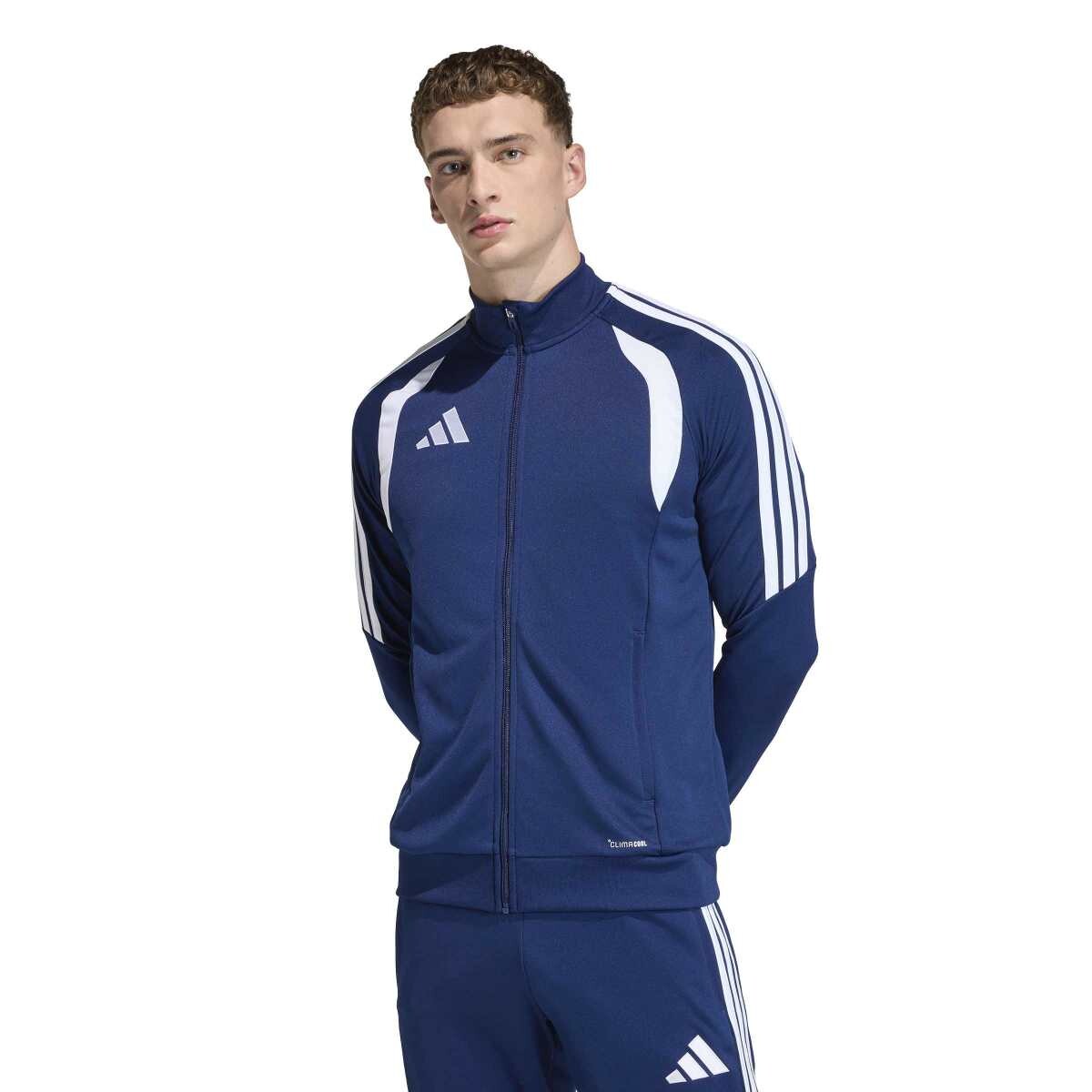Campera Adidas TIRO26L TR JKT Hombre JY7205 - Azul-blanco 