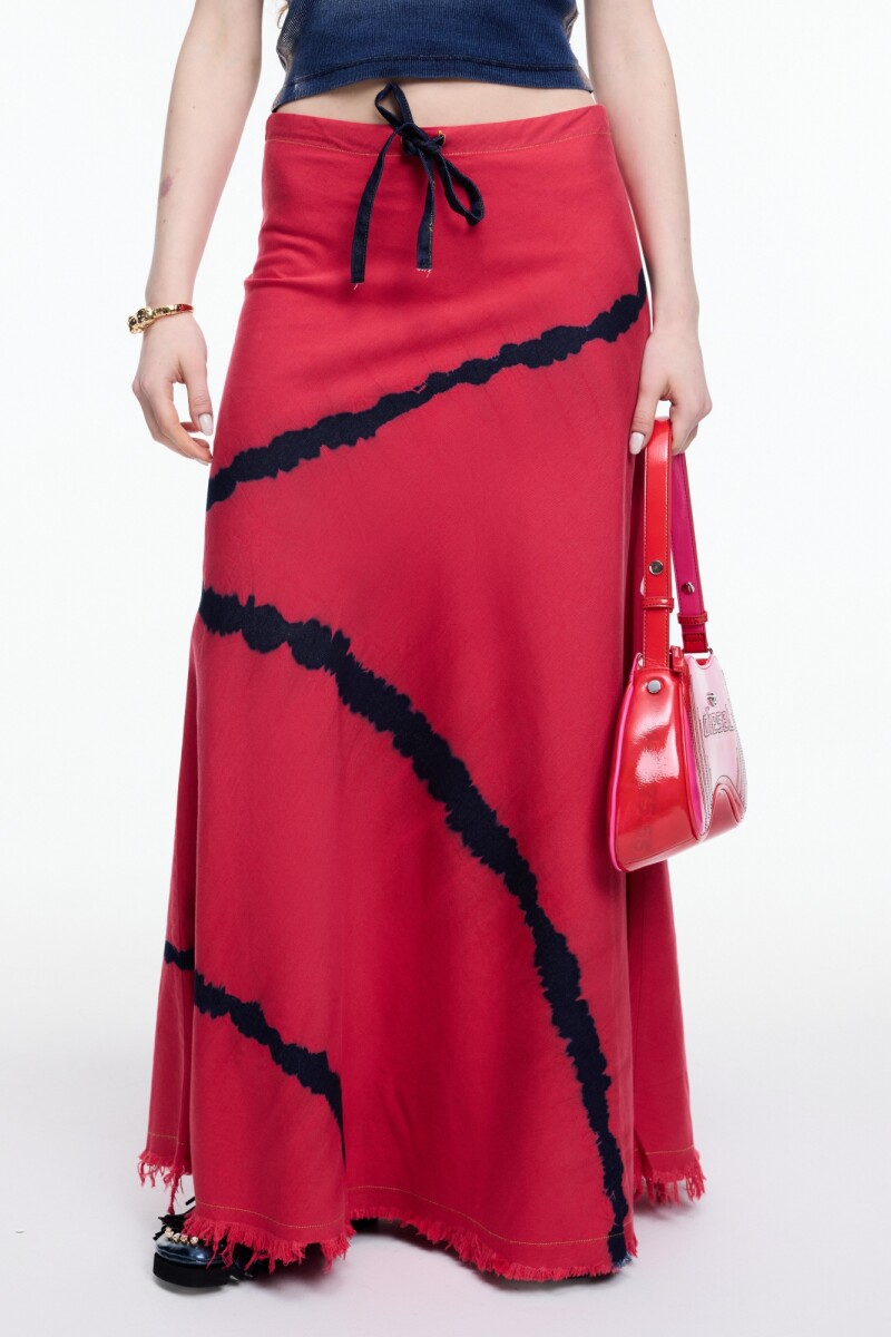 FALDA MAXI Rojo