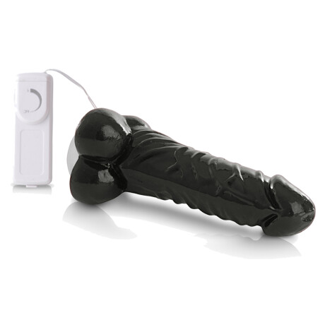 Vibrador Pleasure Fun Con Ventosa Negro