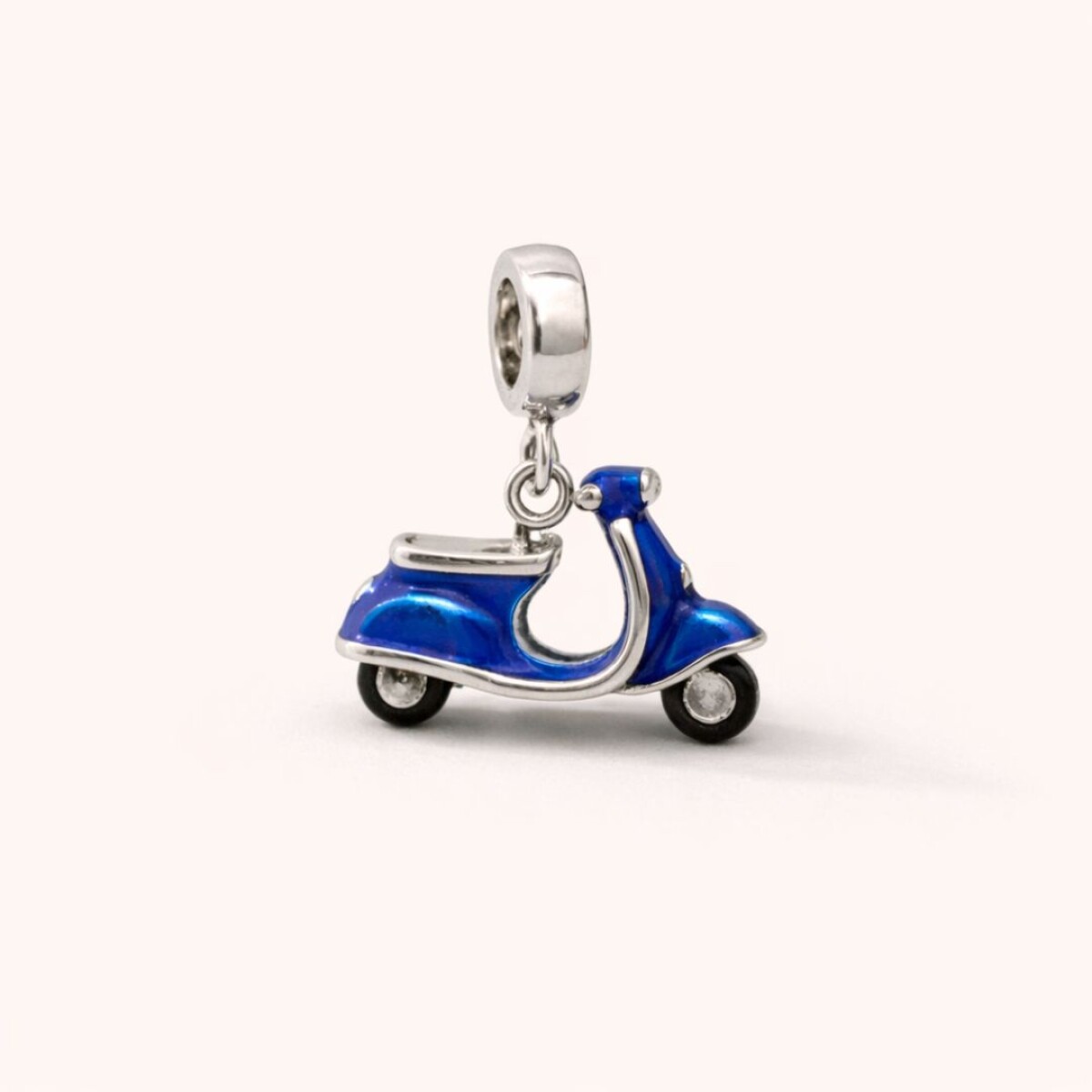 Charm Vespa Azul- Plata 925 