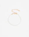 Pulseras Flexibles Perla Pulsera De Perlas Sintéticas - Dorado