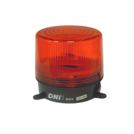 SEÑALIZACION - BALIZA 24V 200MA ROJA 10X7.8CM DNI SEÑALIZACION - BALIZA 24V 200MA ROJA 10X7.8CM DNI