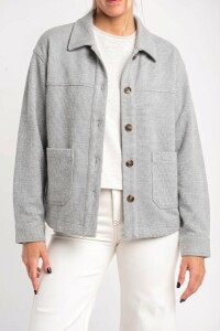 Sobrecamisa Gris Melange