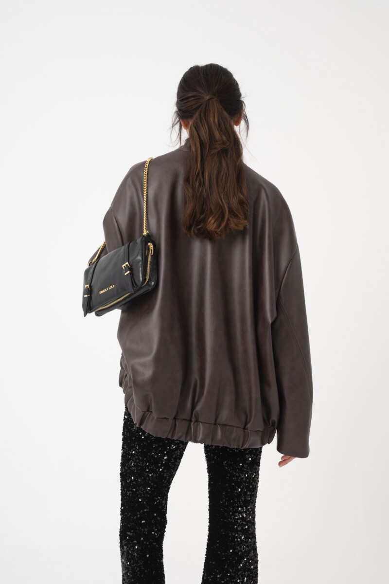 CHAQUETA BOMBER Marron